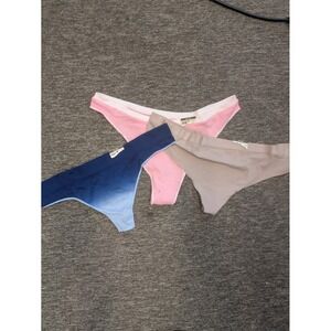 NEW No Boundaries Thong Underwear Women's XXL‎ Multicolor 3 Pack